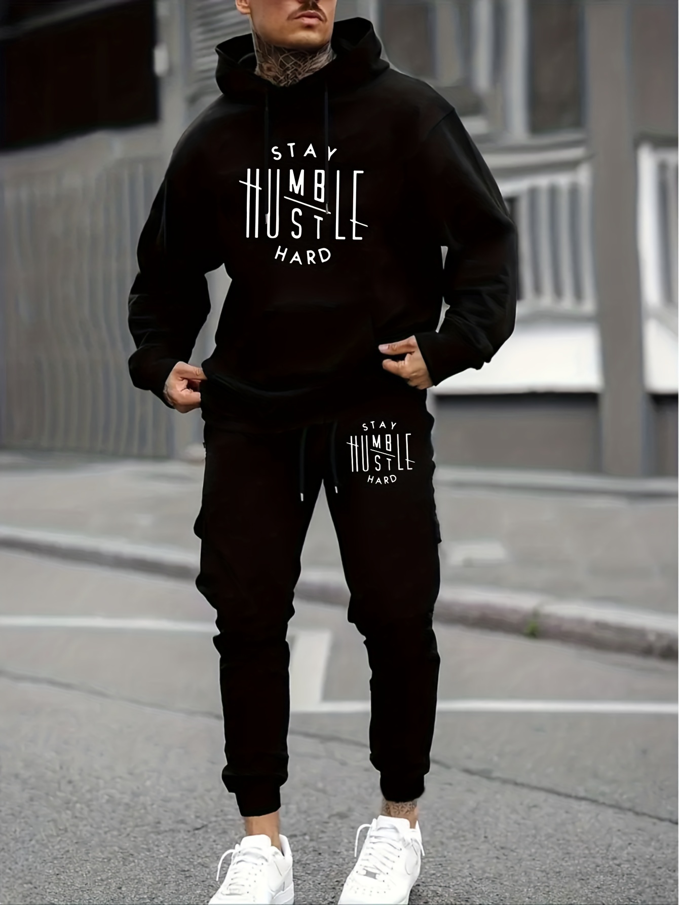 Men Zipper Set Mens Set Tracksuit Set Male Sweatshirt Sweatpants