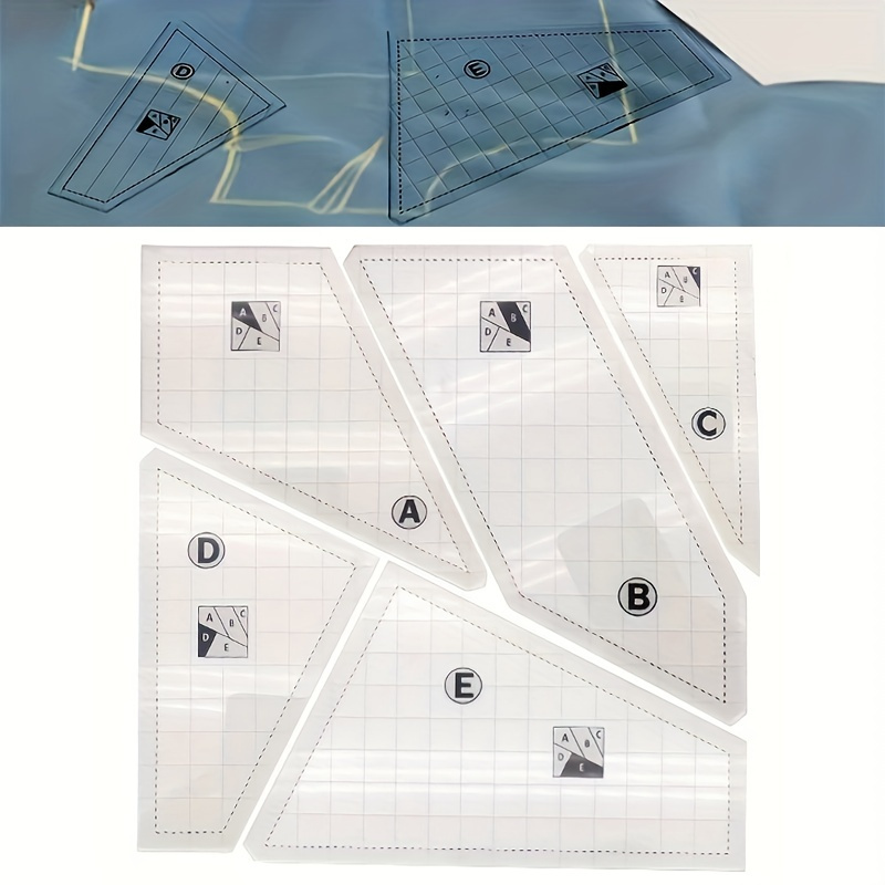 Quilting Templates For Machine Quilting - Acrylic Free Motion Quilting  Template | Simple Curves Quilting Template, Creative Quilting Cutting  Template