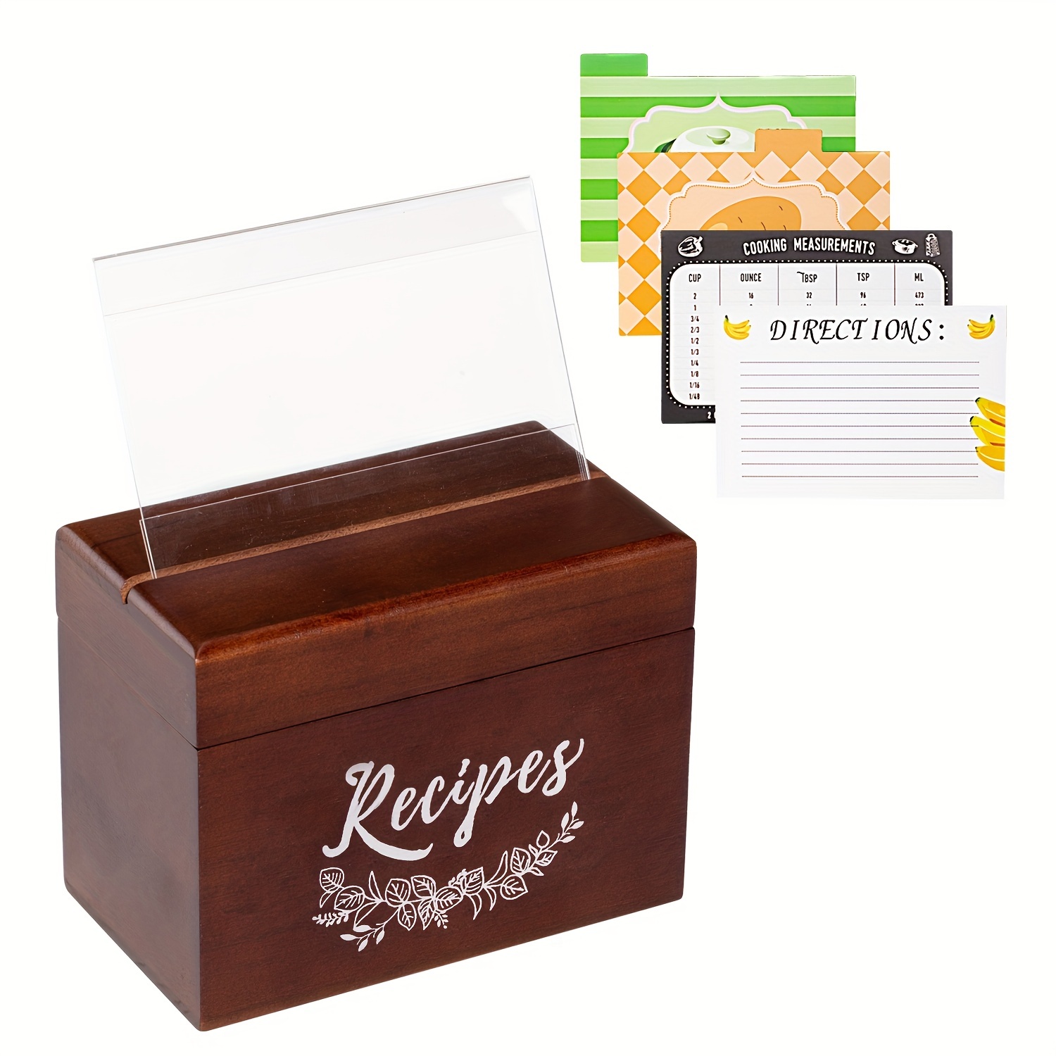 Kitchen Recipe Card Set Diy Recipe Card Recipe Card Box For - Temu Austria