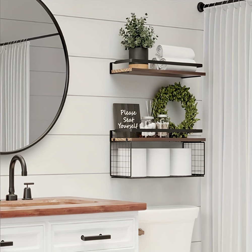 Espejo de baño negro para colocar sobre el fregadero, espejo rectangular  montado en la pared para dormitorio, sala de estar, granja, espejos  colgantes