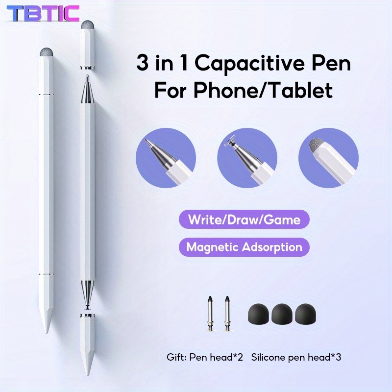 Penna Stilo Universale 2 In 1 Tablet Da Disegno Penne Schermo Capacitivo  Caneta Touch Pen Telefoni Cellulari Android Accessori Matite Intelligenti  Da 2,47 €