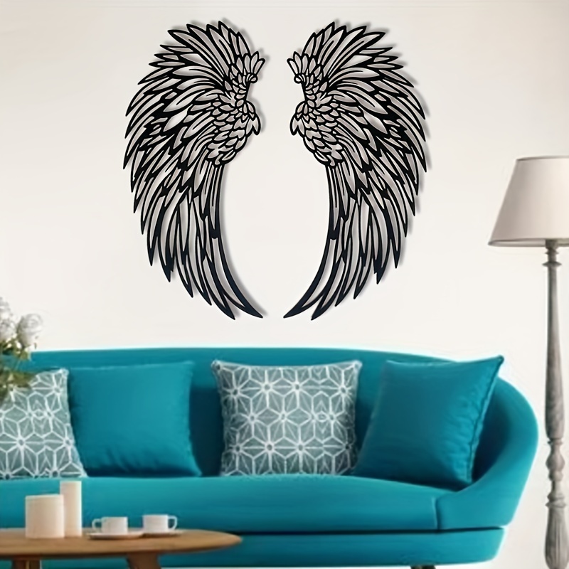 Black Fallen Angel Wings - Temu