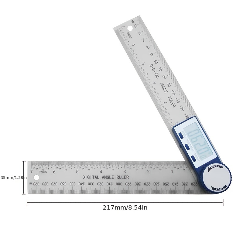 Regla de medición digital, cinta métrica de 16.4 pies, cinta métrica  digital, distancia de volumen de área de medición circunferencia pitagórica