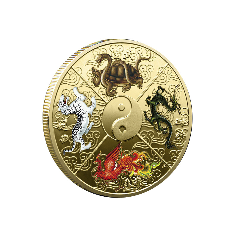 Boao 50 monedas chinas de Feng Shui de 1 pulgada y 5 juegos de monedas de  fortuna con cuerdas rojas para riqueza y buena suerte : :  Hogar y Cocina