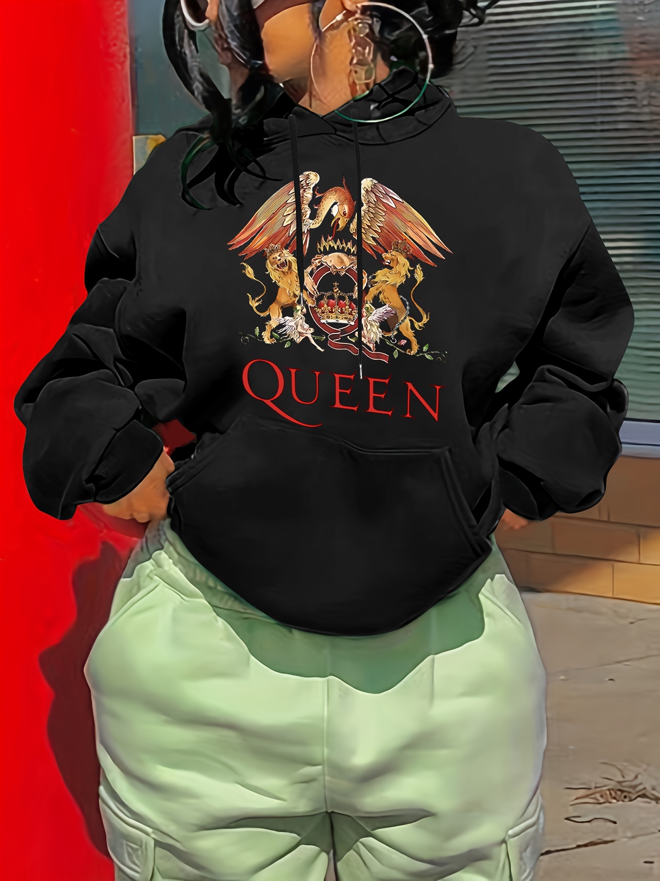 Queen Sweatshirt Temu