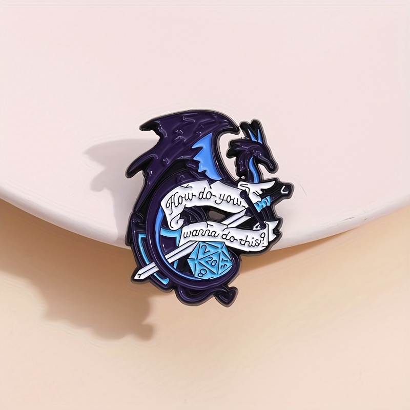 Ravenclaw Crest Glitter Pin