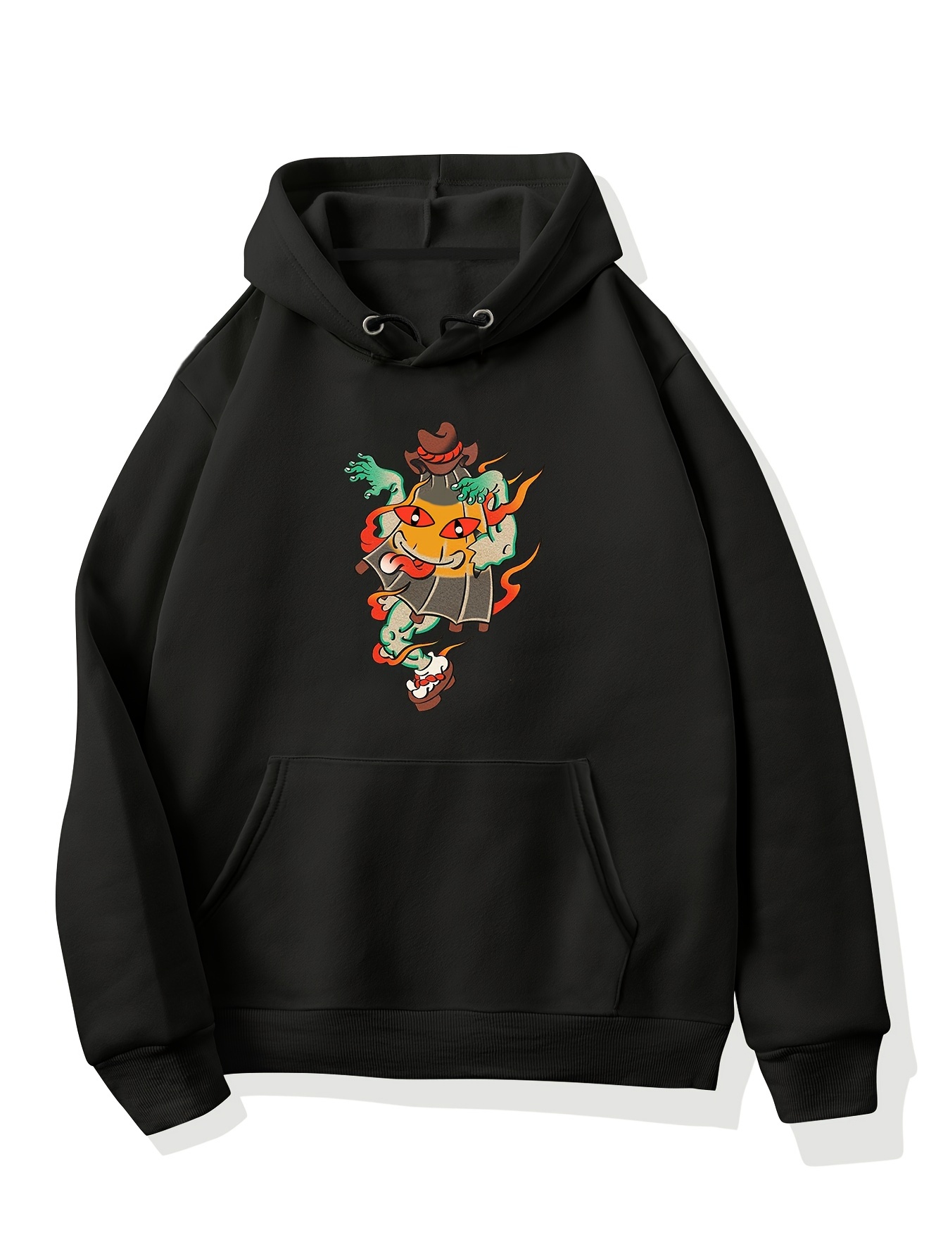 Sudadera Capucha Estampado Anime Sudaderas Capucha Geniales - Temu