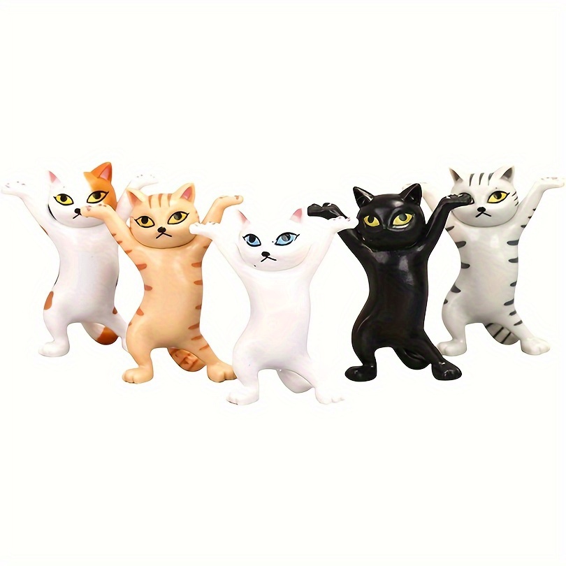 Cat Figurines Realistic Cat Dollhouse Accessories 1:12 Scale