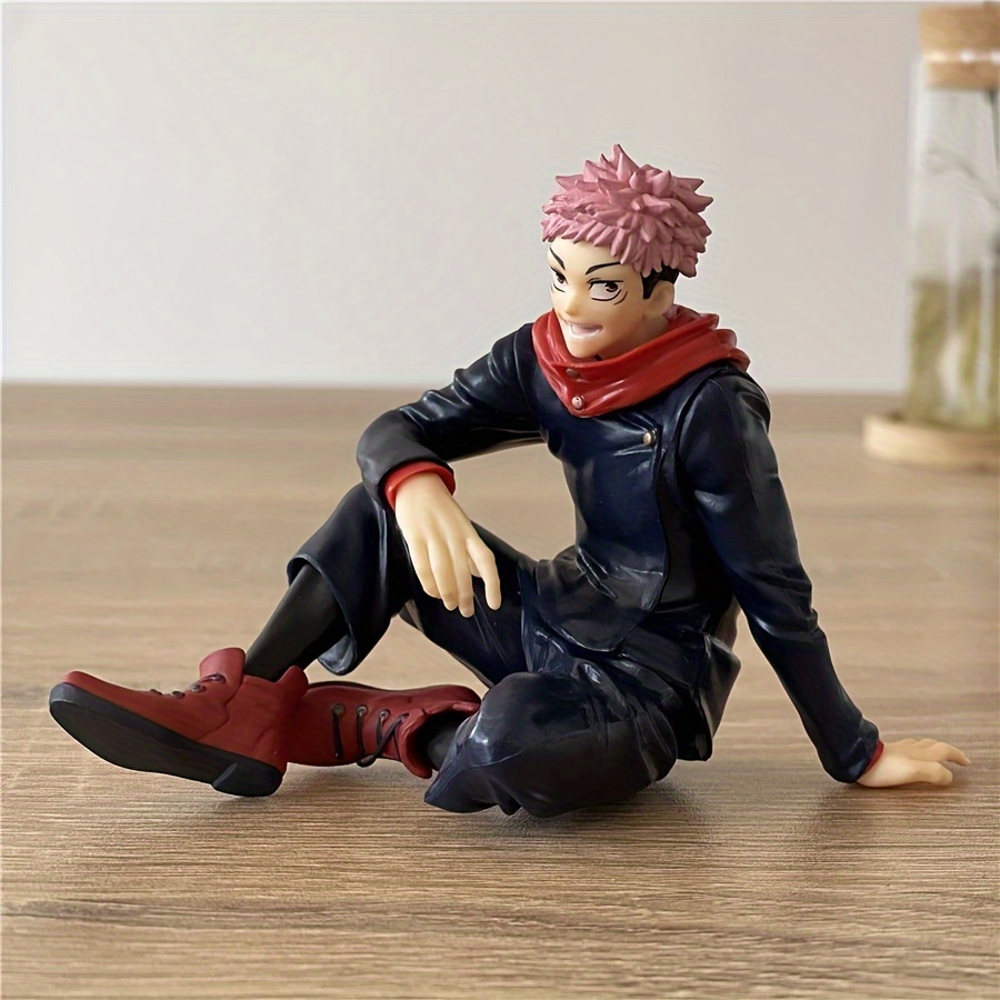 Cheap 1pcs Anime Jujutsu Kaisen Figurine Q Version Cute Gojo Satoru Itadori  Yuji Look Up PVC Anime Action Figure