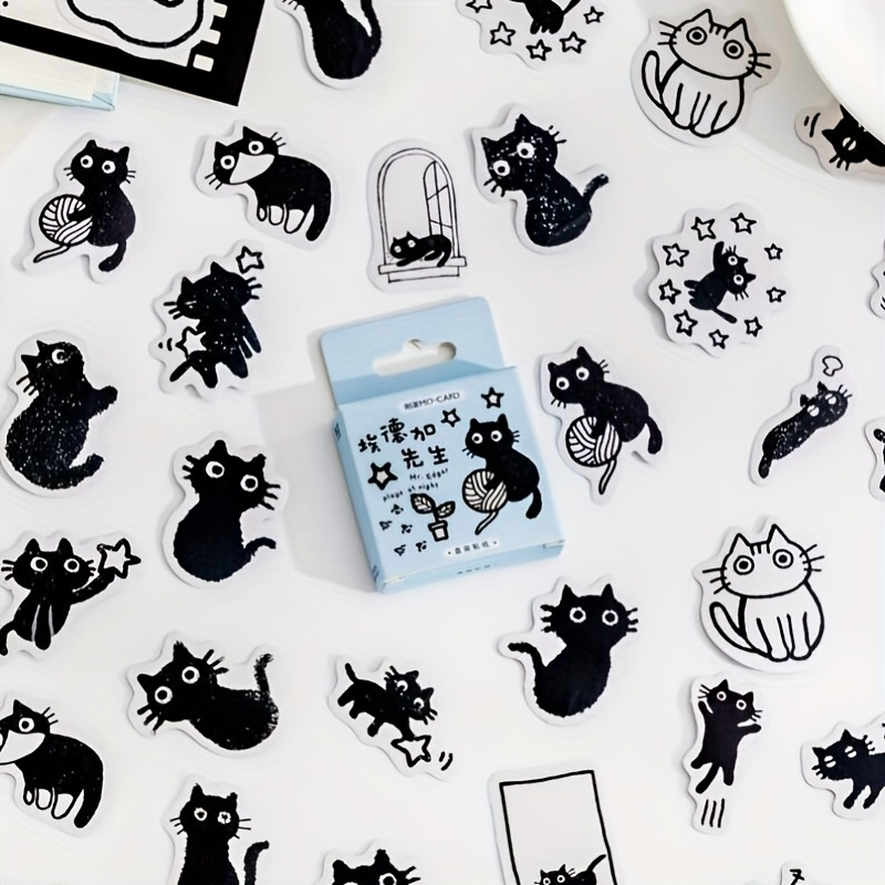 100pcs Funny Cat Stickers For Water Bottles, Kawaii Stickers Pack, Cute Cat  Waterproof Stickers For Water Bottles Kindle Luggage Guitar Laptop, Vinyl