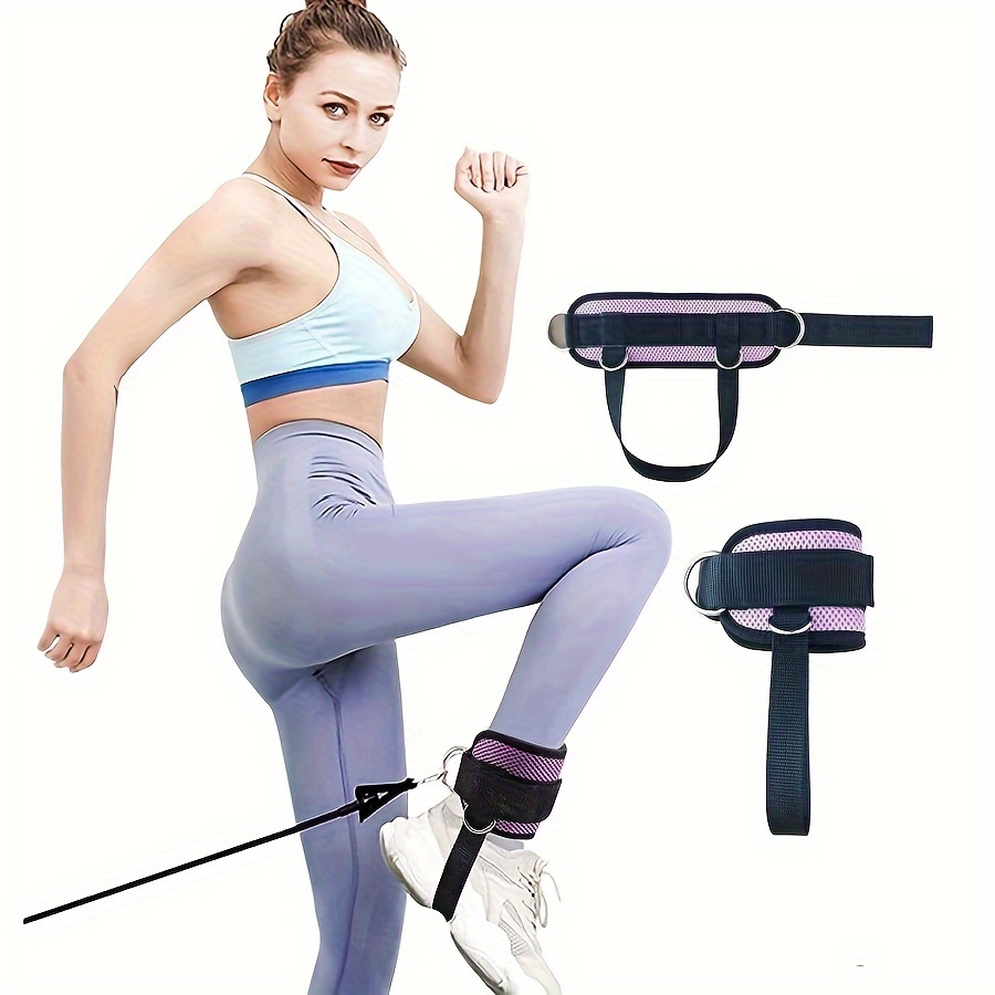 1set[4pcs] Yoga Fitness Workout Equipment Set, Pedal Resistance Band &  8-shaped Bodybuilding Expander & Exercise Balance Ball & Stretching Leg  Clamp