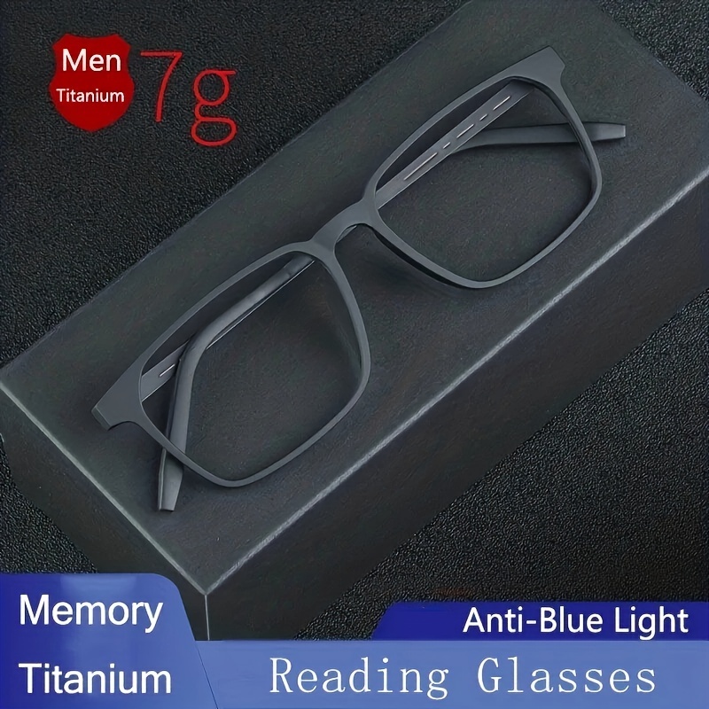 Trend Ink Color Square Frame Reading Glasses Men Women Fashion