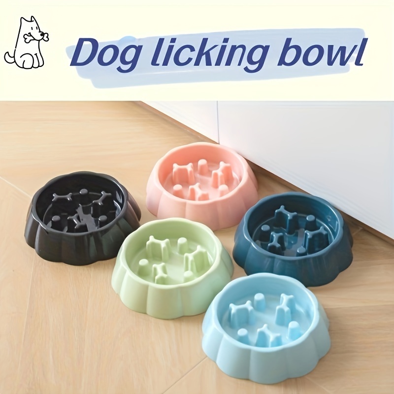 UPSKY Slow Feeder Dog Bowl Anti-chocking Slower Feeding Dog Puzzle Bowl,  Interactive Bloat Stop Dog Food Bowl Dishes Non