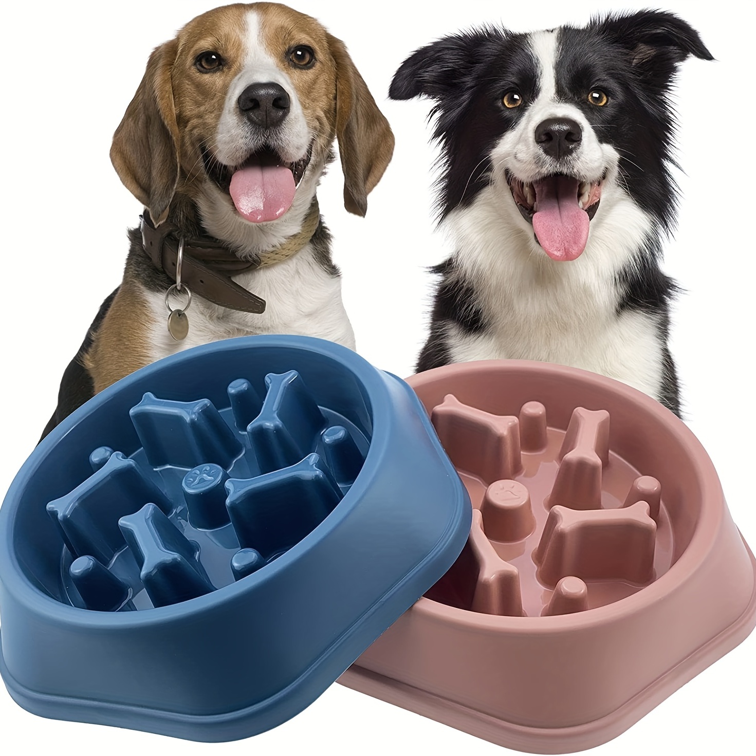 Slow Feeder Dog Feeder Bowl Three layer Plastic Rotating - Temu