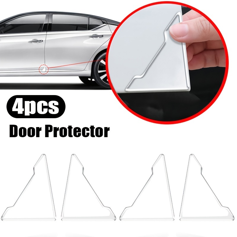 ODOMY Car Door Edge Guards Scratch Cover Sill Protector Bumper Protector 5D  Carbon Fiber Car Wrap Film Automotive Self-Adhesive Anti-Collision Film