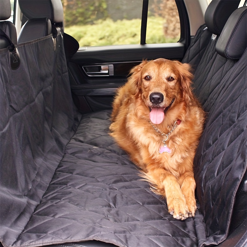 Keep Your Car Clean & Safe: Waterproof Pet Car Seat Cover With Mesh Window  - Temu