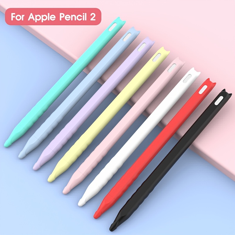 Cute Carrot Pencil Case for Apple Pencil Silicone Sleeve for 1st  Generation/2nd Generation Holder Protective Skin Cover Case Non-Slip Pencil  Tip Cover for iPad 