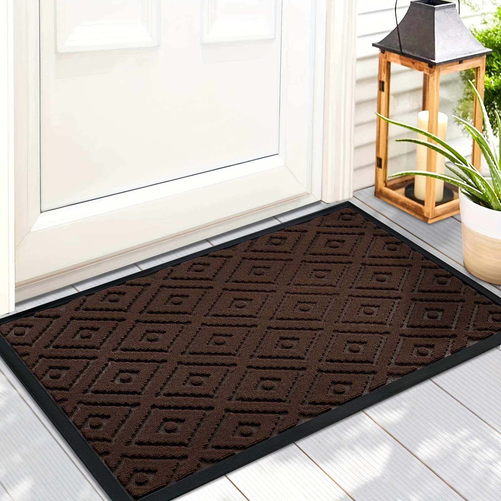 Maison Gratter Tapis de Porte Intérieur Extérieur Saleté Trapper