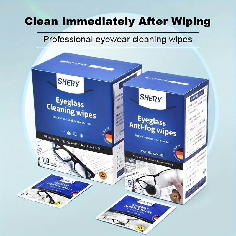 1Box Anti-Fog Wipes For Glasses Lens Pre-moistened Cleaning Wipes For  Eyeglasses, Face Shields, Goggles, Ski Masks, Individually Wrapped  30pcs,Anti-fog Wipes For Glasses, Lens Cleaning Wipes, Pre-Moistened  Individually Wrapped Eye Glasses Cleaner