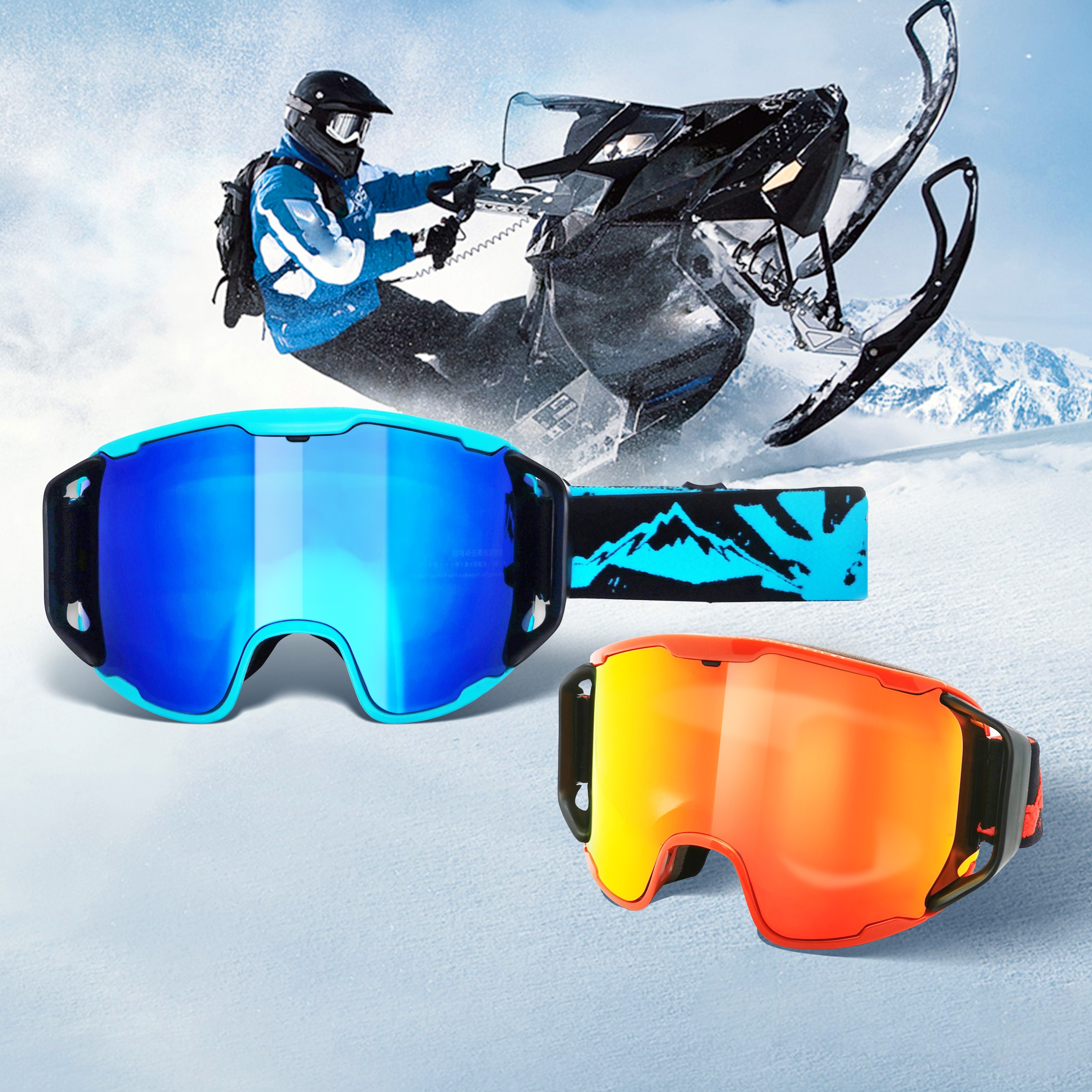 Gafas de motocicleta, gafas de motocross OTG para motocicleta ATV, gafas de  seguridad a prueba de polvo anti-UV para hombres, mujeres y jóvenes - Temu  Spain