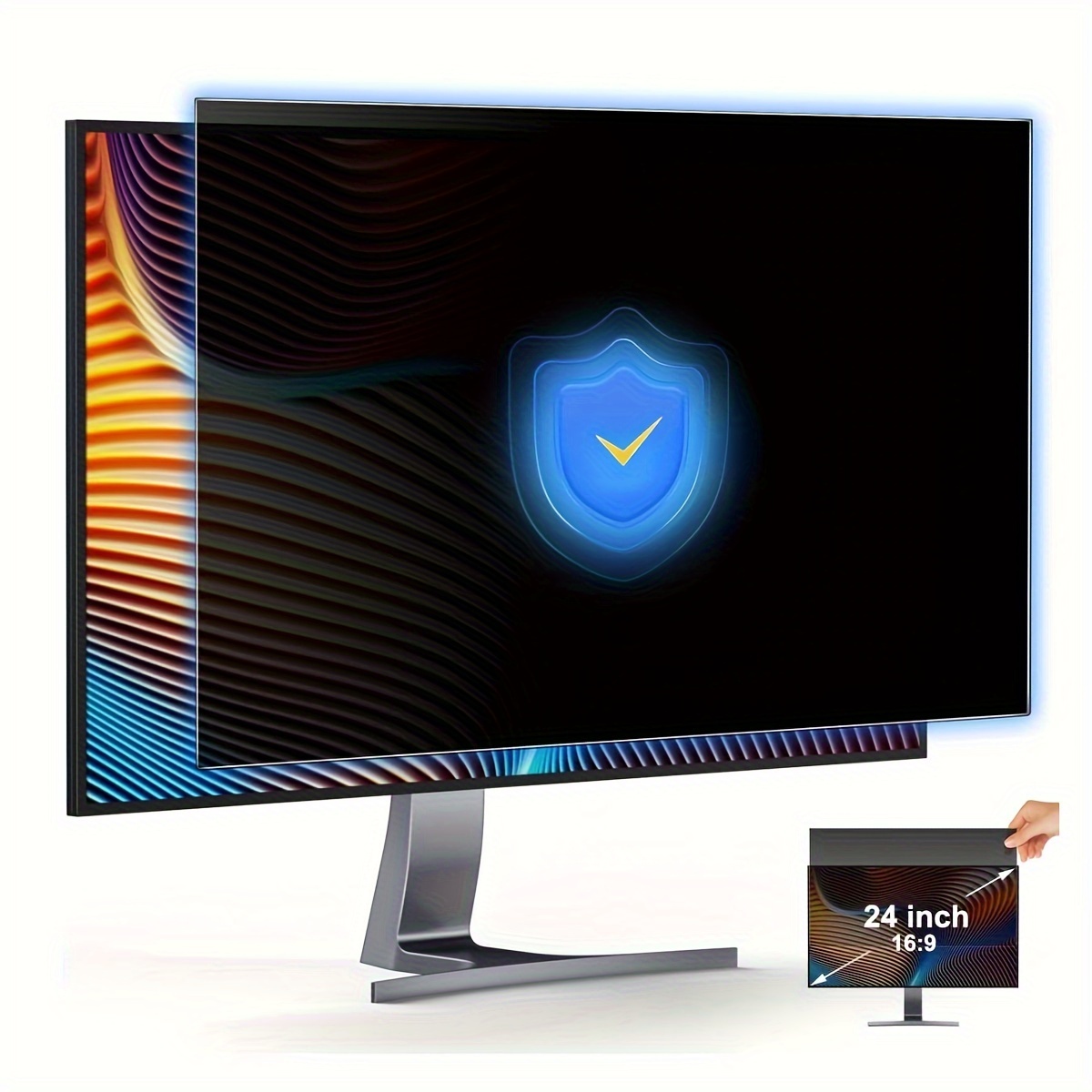 Filtro de pantalla de privacidad para monitor panorámico de computadora de  escritorio de 34 pulgadas, relación de aspecto 21:9 : :  Electrónicos