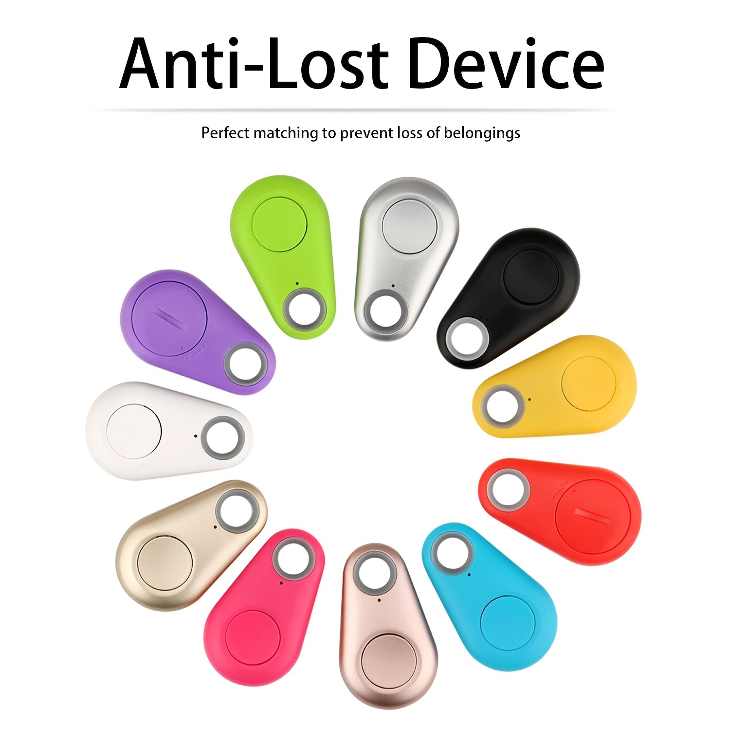 Bluetooth GPS Tracker Works with Find My APP Smart Anti Lose Reminder  Device for IPhone Tag Global Tracker 1Pcs