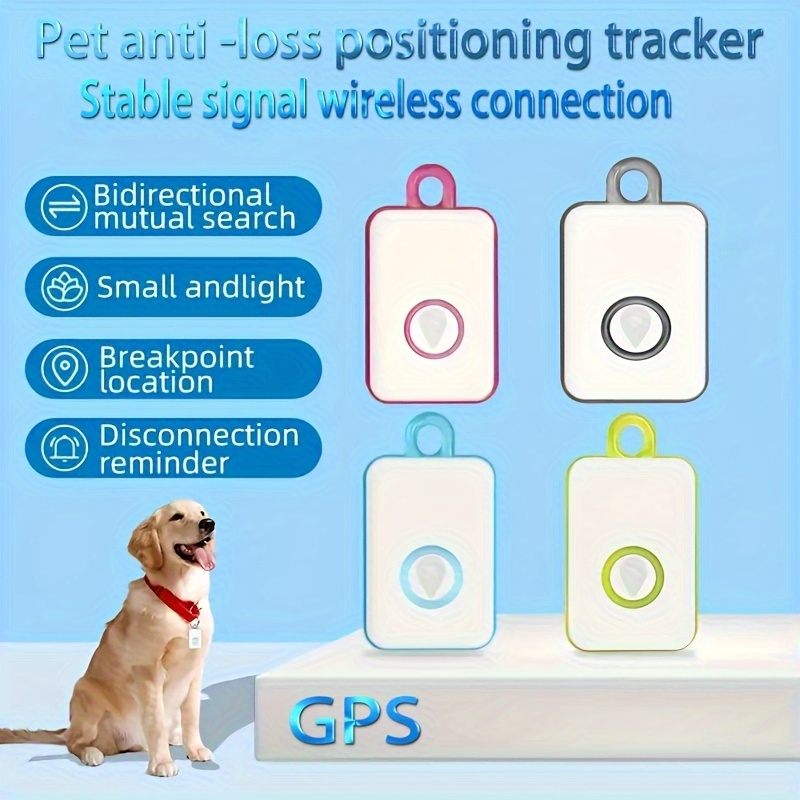 Collier GPS pour chien avec lumières absorbe ouissantes, mini
