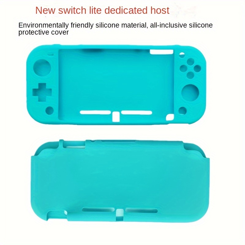 Coque en silicone souple bleu pour votre Nintendo Switch Lite Host