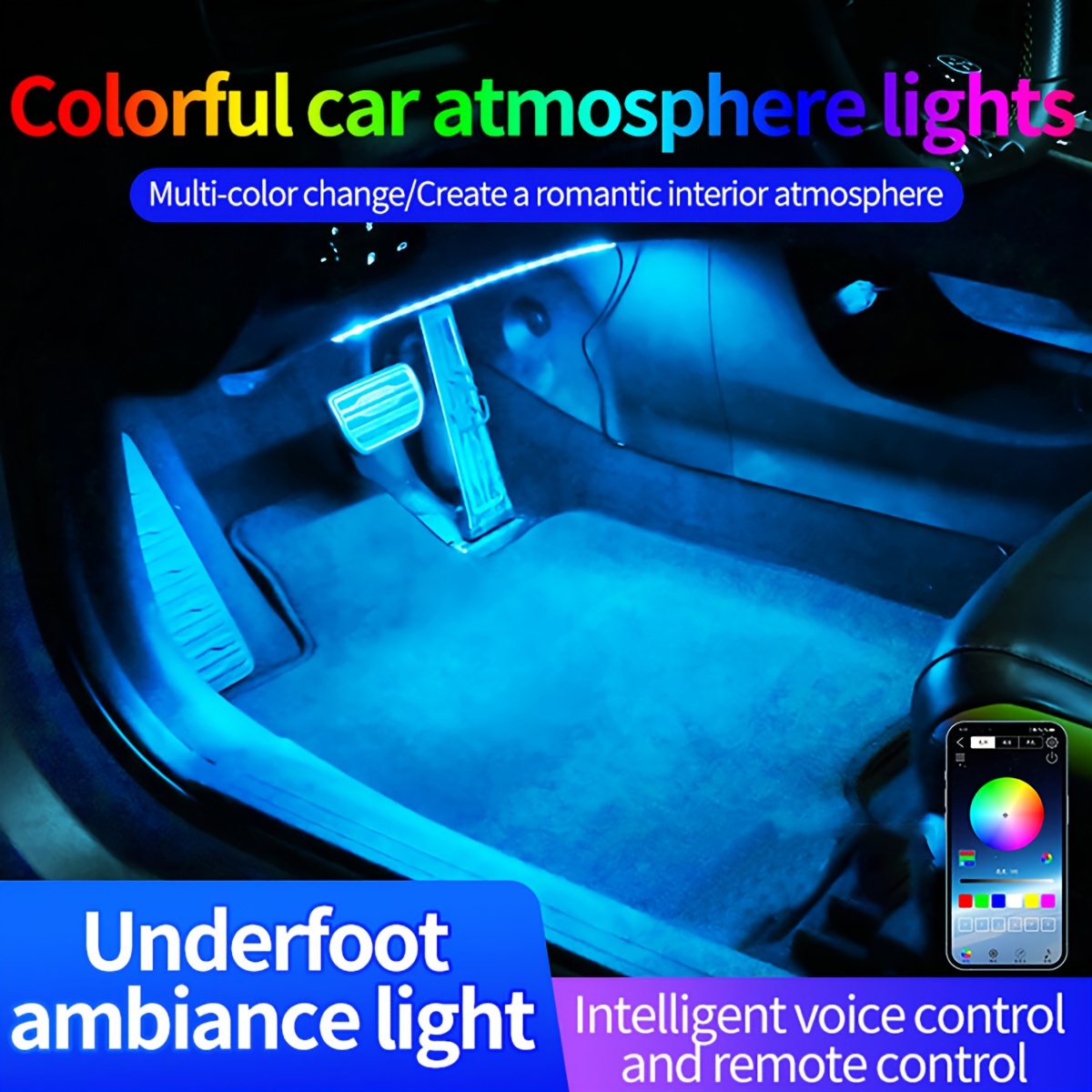 Wireless Ambient Car Lighting - Temu