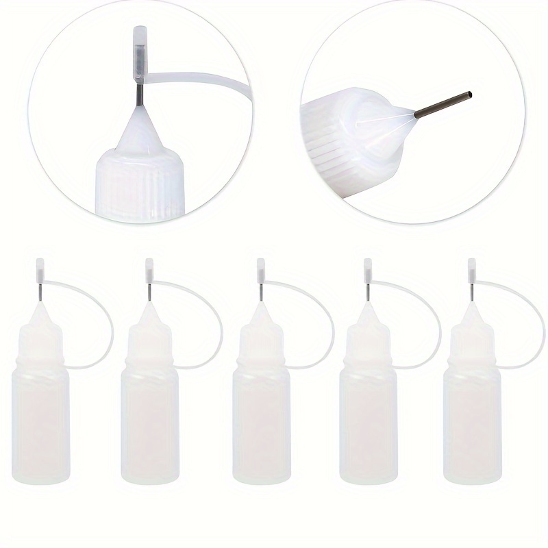 30ml Empty Glue Bottle with Needle Precision Tip Applicator Bottle For  Paper