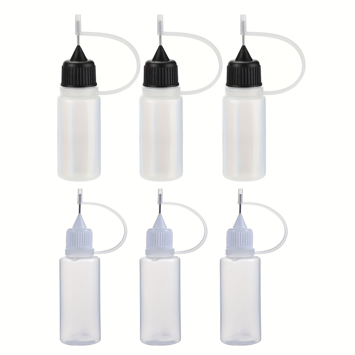 Applicator Bottle Squeeze Dispensers - Round Bottle - 14ga x 1 Needle