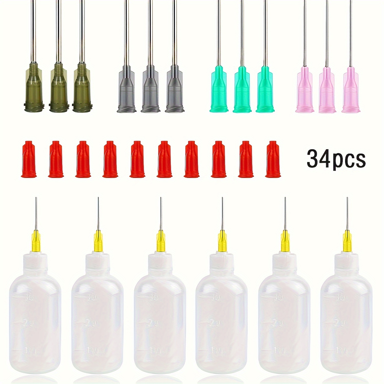 ULTECHNOVO 8 Pcs Graduated Oil Bottle Glue Bottles with Fine Tip Sensory  Bottles Empty Mixing Bottle…See more ULTECHNOVO 8 Pcs Graduated Oil Bottle