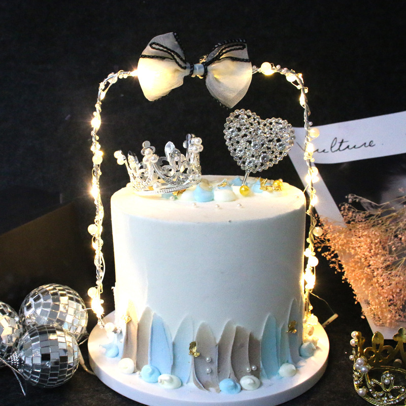 Grandes décorations de gâteau en acrylique miroir rond, disque à gâteau, or  rose, argent, anniversaire, mariage, décorations de dessert bricolage,  fournitures de fête