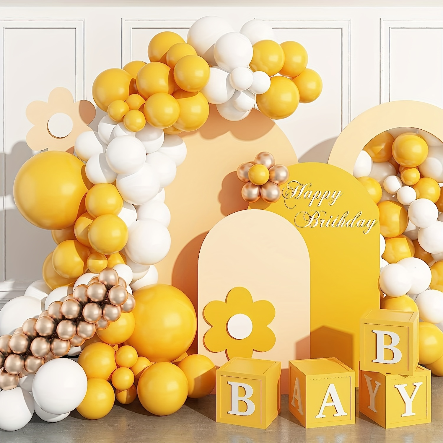 Transform Your Next Party With Bee Theme Balloon Scene - Temu