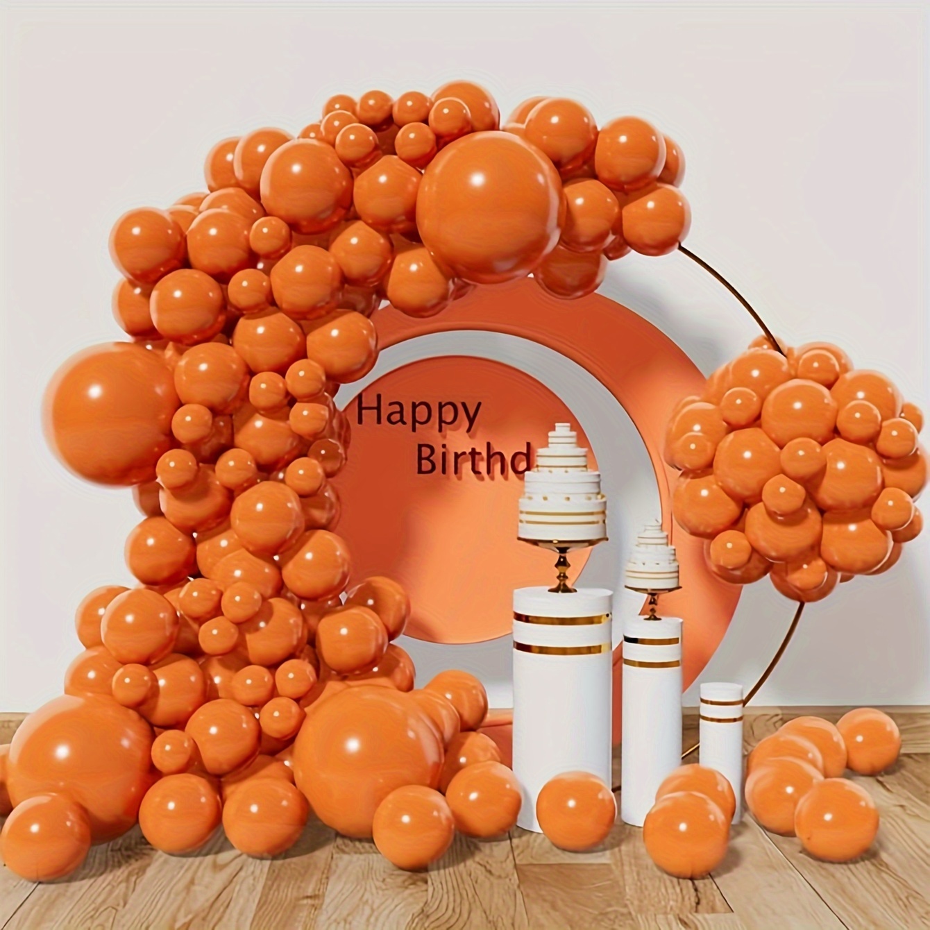 130 Piezas Kit Arco Guirnalda Globos Otoño Hoja Arce Naranja - Temu Chile