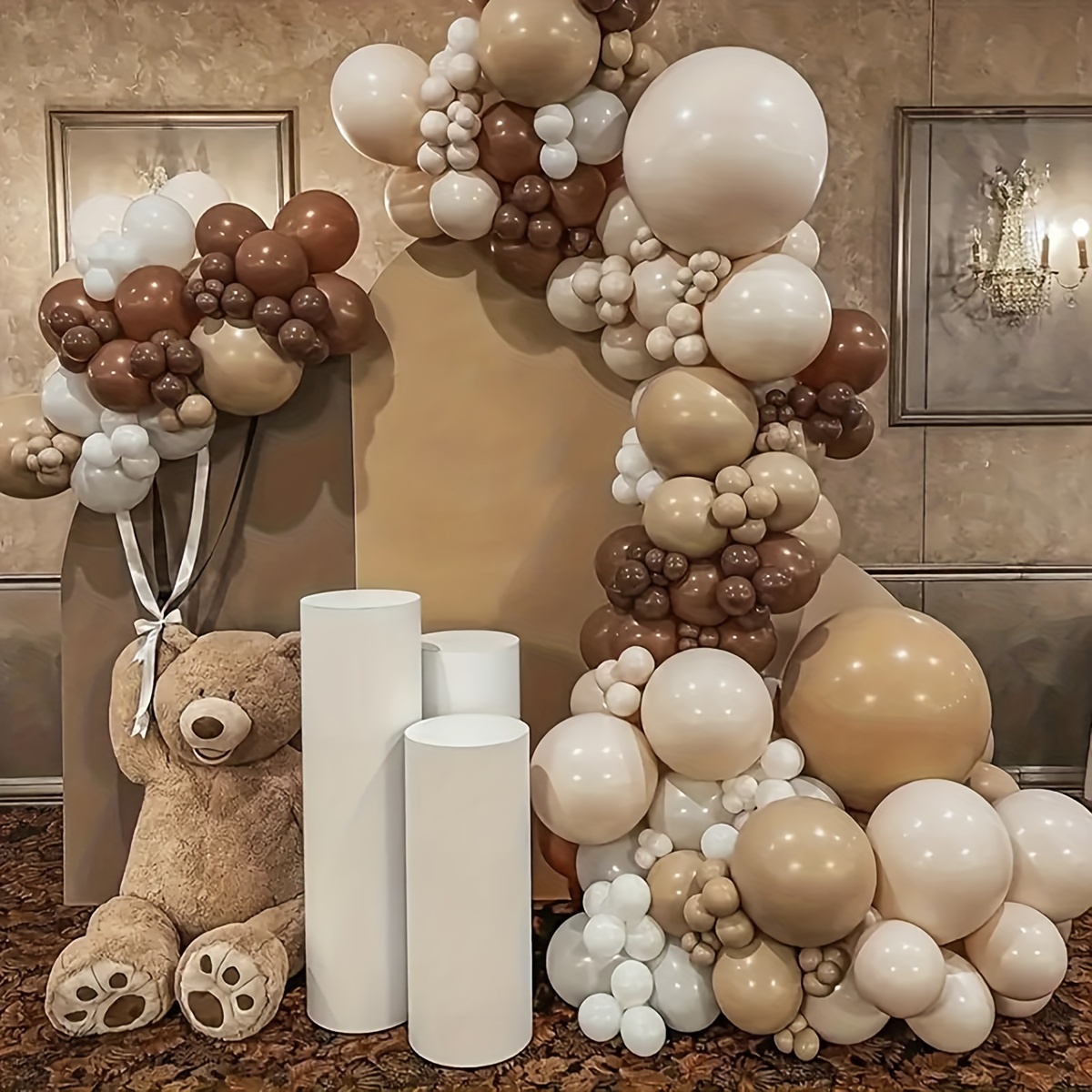 Brown Balloon Arch Kit - Temu