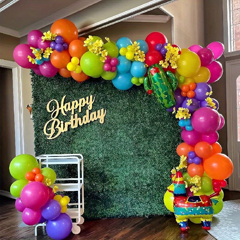 80pcs Globos Morados Plateados Feliz Cumpleaños Vajilla Mesa - Temu