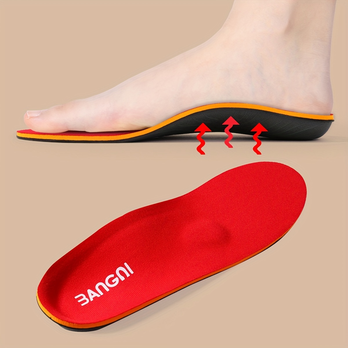 Flat Feet Correction Insoles Men Women Arch Support Flat - Temu