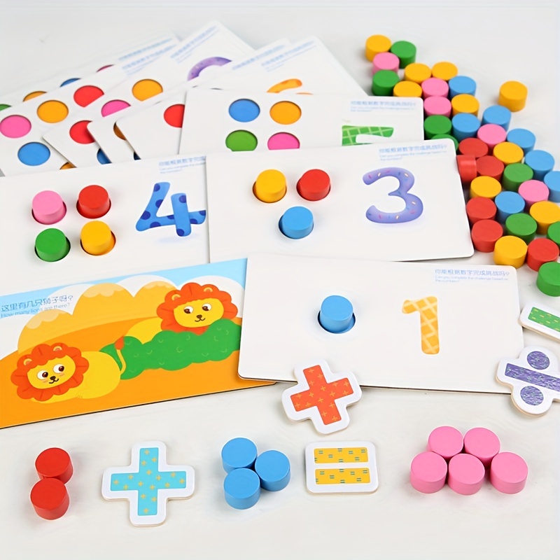 Montessori Kids Arithmetic Toys Number - Temu