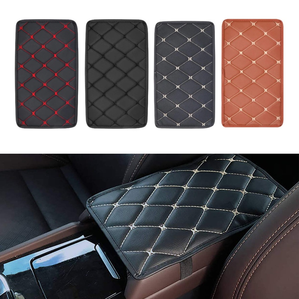 Custom-Fit for Cars Center Console Pad, Carbon Fiber PU Leather Auto A –  Puppipop