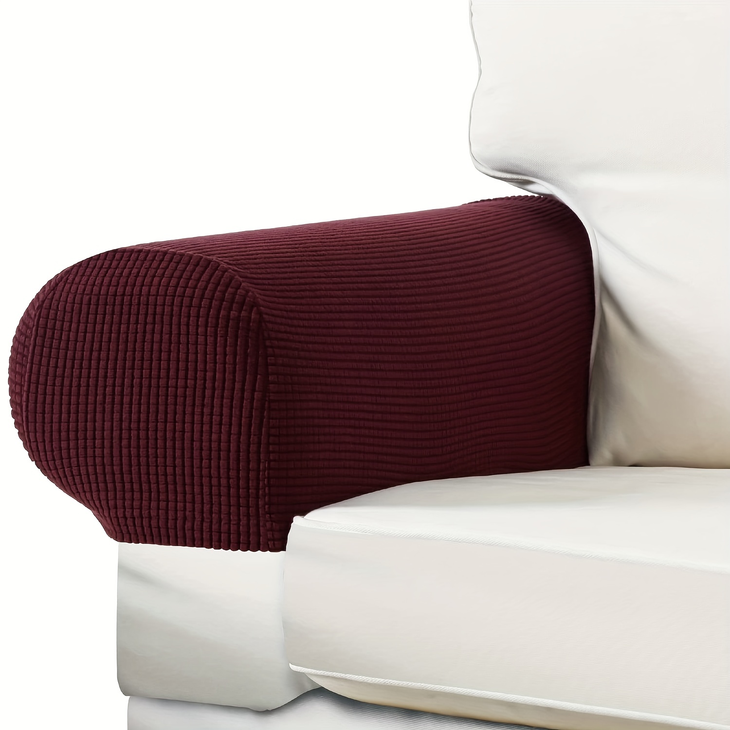 Stretch Armlehnenbezüge Spandex Armbezüge für Stühle Couch Sofa Sessel  Sofabezüge für Recliner Sofa mit Twist Pins 2pcs