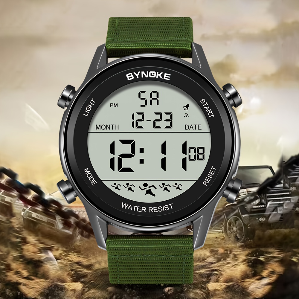 1 pieza de relojes para hombre, marca de lujo, pantalla Dual, hora,  analógico, Digital, LED, relojes deportivos para exteriores, reloj de  pulsera militar del ejército para hombre - Temu Spain