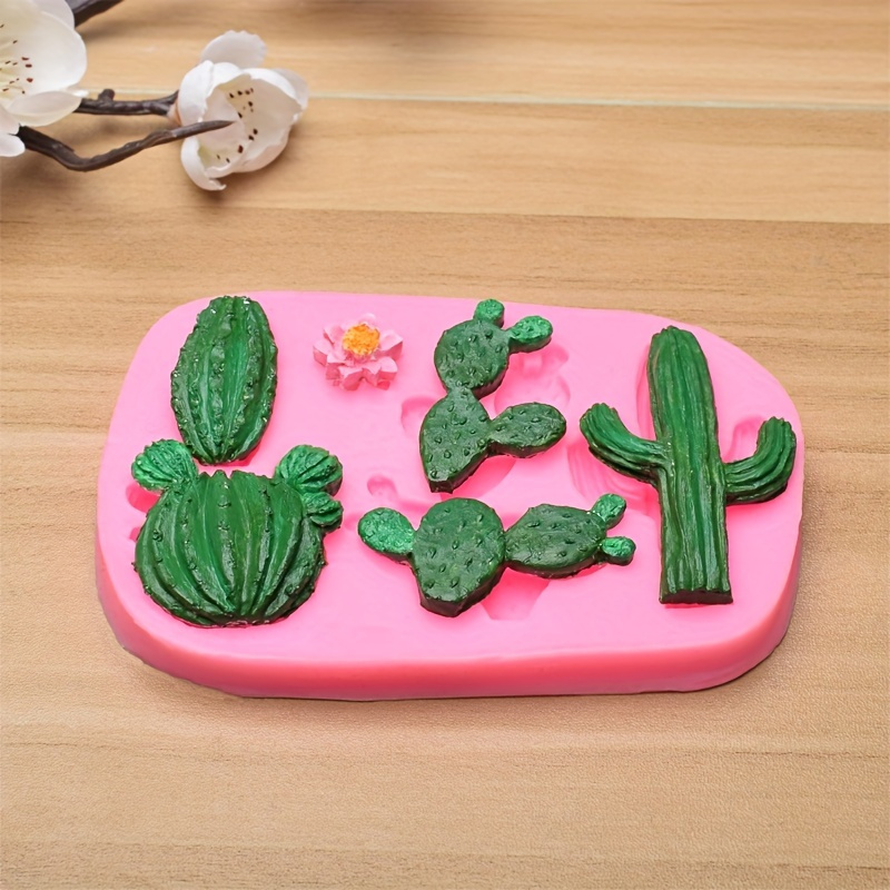 Cactus Rubber Stamps, Set of 5, Mini Stamps, Hand Carved, Succulent Plants,  Cactus Plants, Cacti 