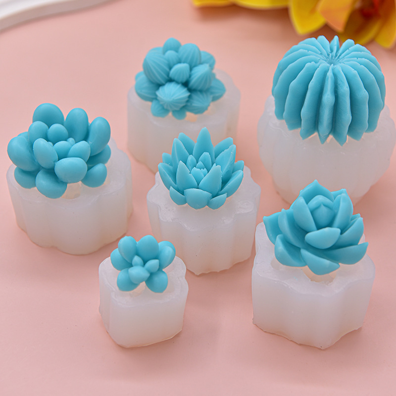 Cactus Chocolate Candy Mold  Silicone Cactus Mold for Cake Decorating,  Cupcake Toppers, Gummies - Sweets & Treats™