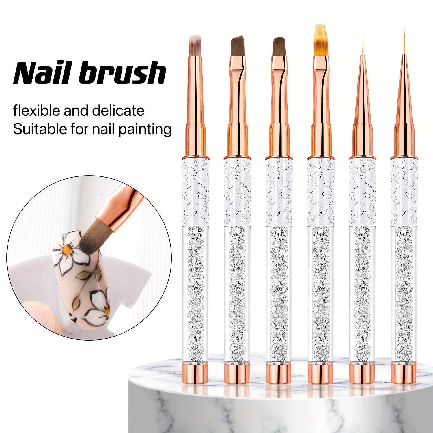 9pcs Nail Art Brush Set