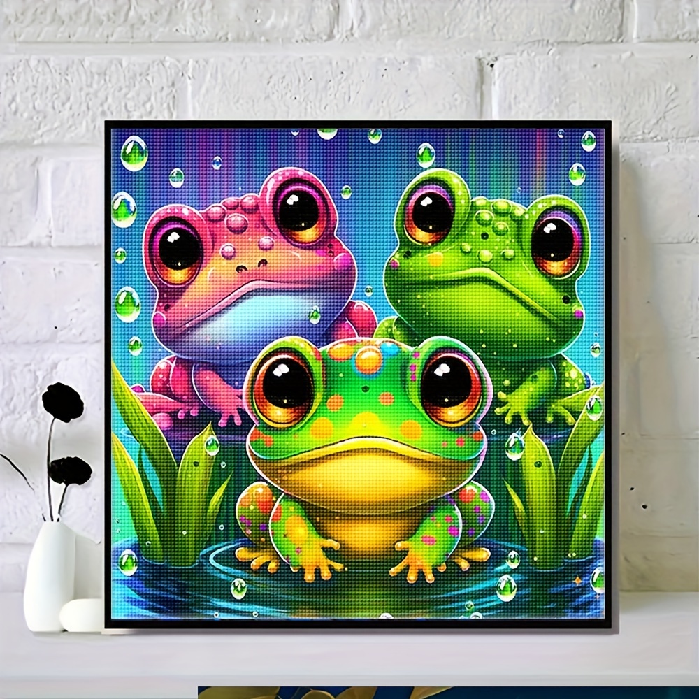 Frog Diamond Art - Temu