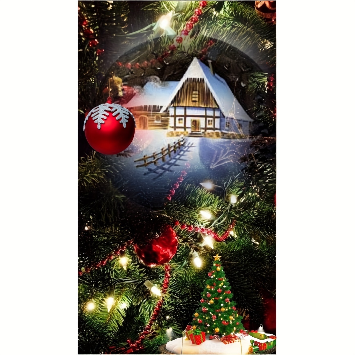 Christmas Cabin Artificial Diamond Painting Tool For Adults 5d Diy Diamond  Art Tool For Beginners Art Decoration Gifts On The Wall At Home Art, Crafts  And Sewing Supplies - Temu