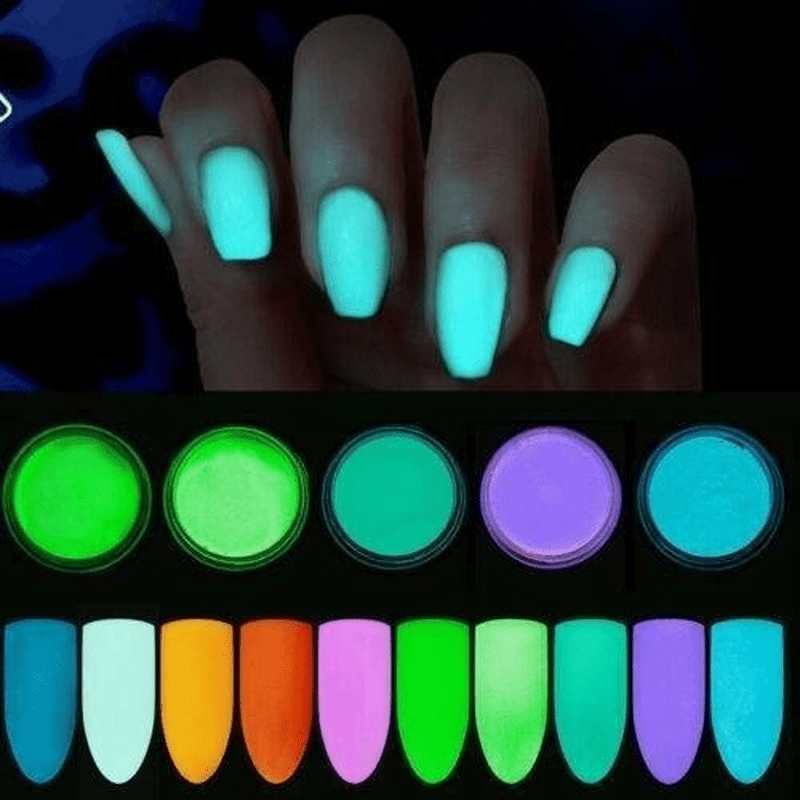 Luminous Paint Glow in the Dark Fluorescent Paint 20g Green Color for Party  Nail Decoration Art Supplies Phosphor Acrylic Paint