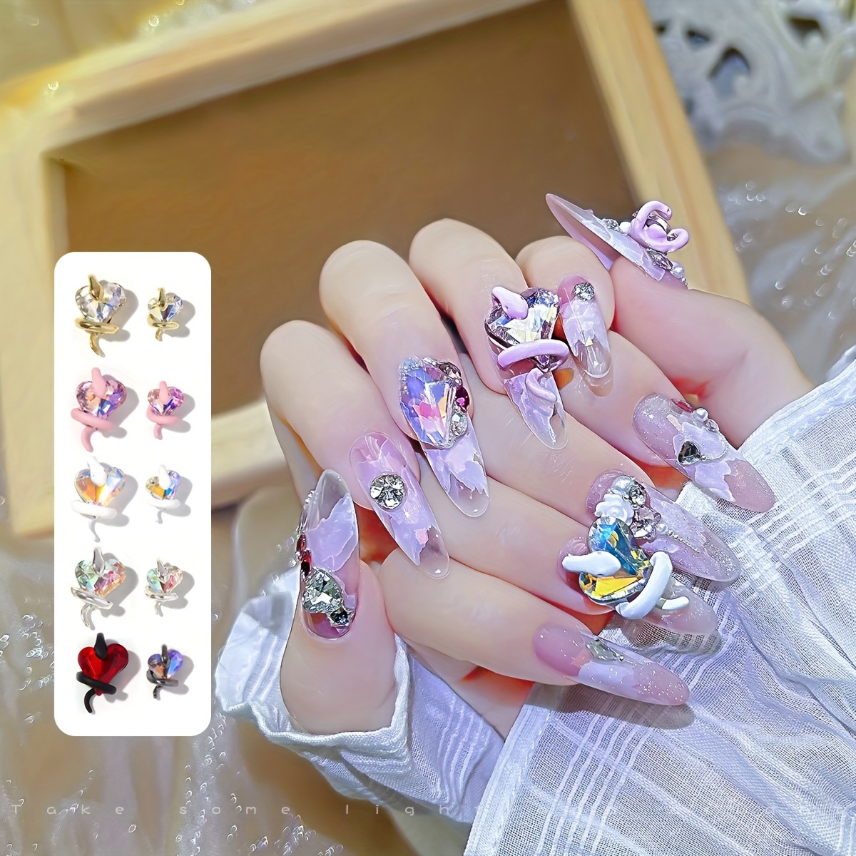 Bear Nail Charms 4 Styles Nail Art Charms 3D Black White Metal Nail Art  Decoration, Nail Accessories for Women DIY Nail Designs Supplies (16Pcs)