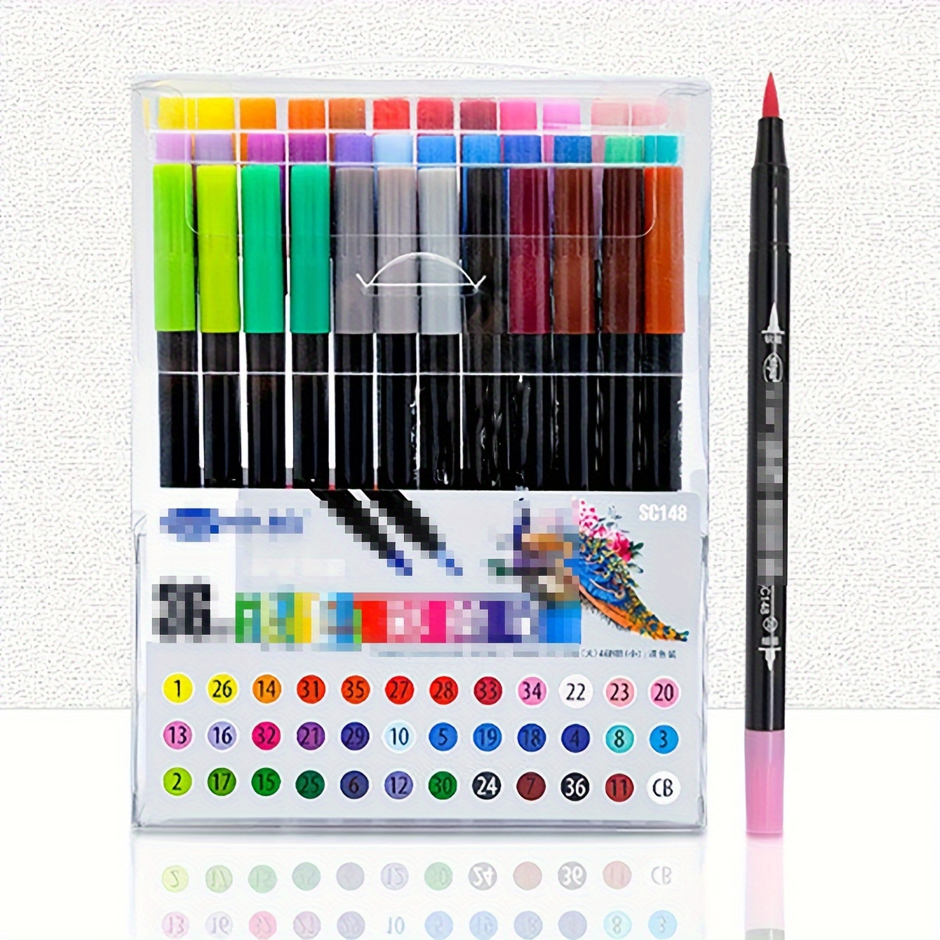 Markers For Adult Coloring Book 24/12 Colors Art Markers Set